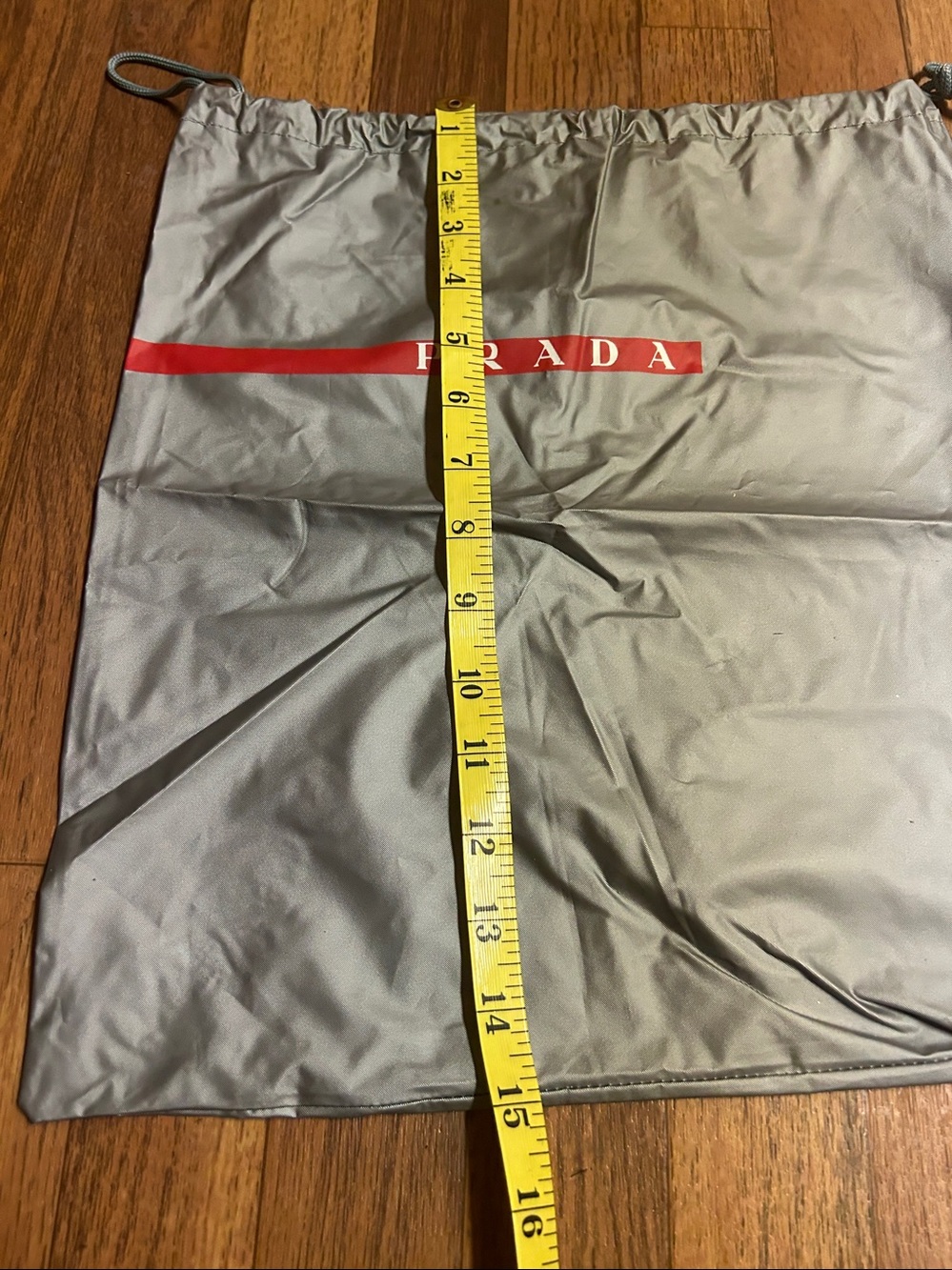 Prada Sport Silver Gray Vinyl Dust Bag - Picture 3 of 5